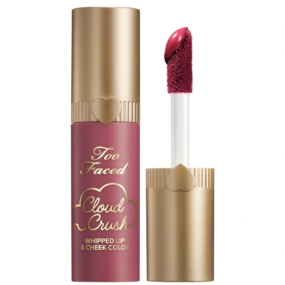 Too Faced 💅 Cloud Crush Whipped Lip & Cheek Blush in Bed of Roses NWOB